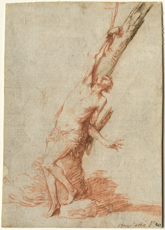 St. Sebastian by Jusepe de Ribera (Spanish, 1591–1652) - Classic Art canvas print