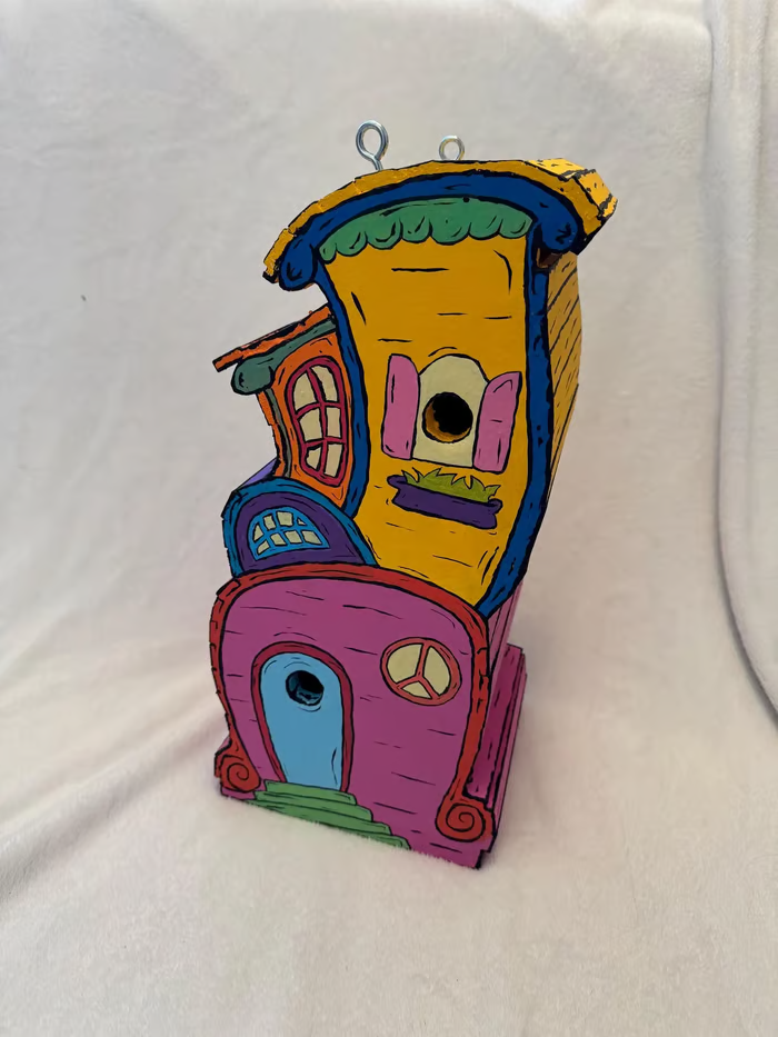 🔥Last 4 hours Sale: Save 60% - Inspired Wooden Handmade Birdhouse (🔥BUY 2 FREE SHIPPING)