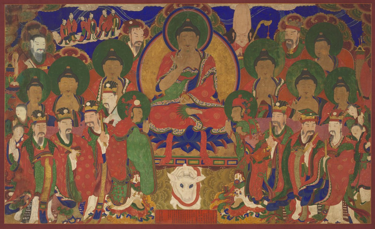 The Assembly of Tejaprabha Buddha by  - Classic Art canvas print