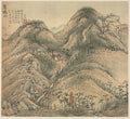 Mt. Wuzhan by Song Xu (Chinese, 1525-c. 1606) - Classic Art canvas print