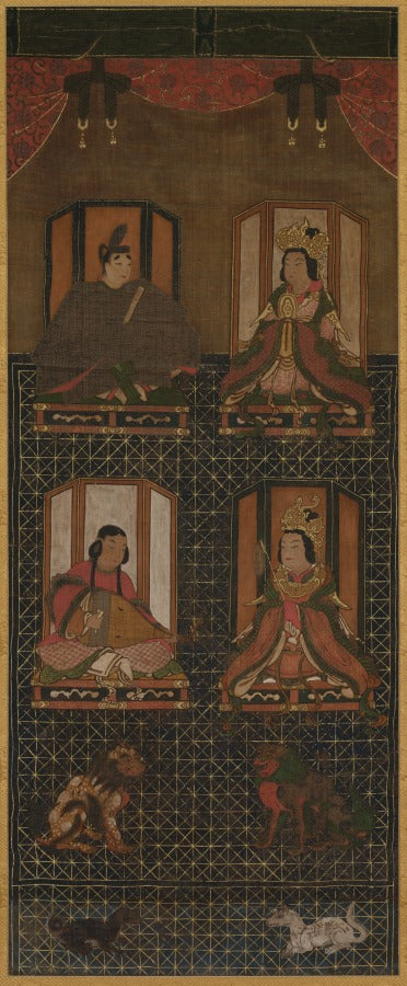Mandala of the Four Deities of Mt. Kya by  - Classic Art canvas print