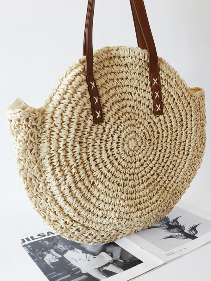 Boho Woven Tote Bag