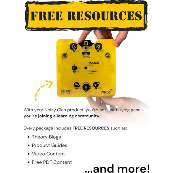 🔥LAST DAY 50% OFF - 🎵Circle of Fifths Music Theory Decoder Set