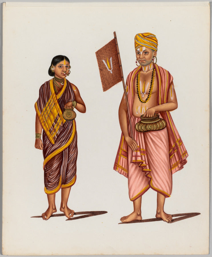 A Couple from the series Costumes and Professions by  - Classic Art canvas print