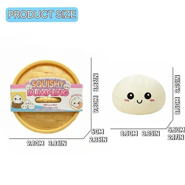 🏆Last Day Promotion!Expressive Dumpling Squishy - Blind Box, Fidget Toy