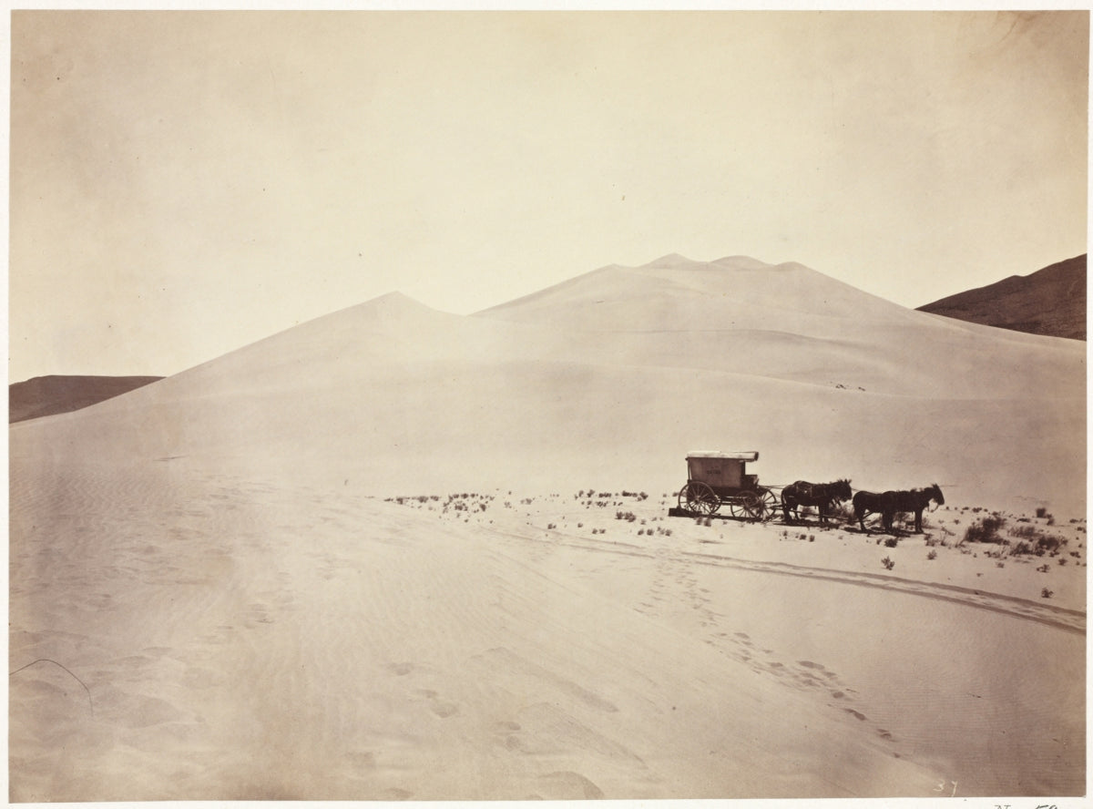 Sand Dunes, Carson Desert, Nevada by Timothy H. O'Sullivan (American, 1840–1882) - Classic Art canvas print