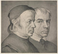 The Brothers Eberhard by Johann Anton Ramboux (German, 1790–1866) - Classic Art canvas print