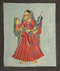 Yasoda Holding Krishna and Radha by  - Classic Art canvas print