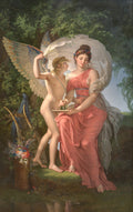 Erato, Muse of Lyrical Poetry by Charles Meynier (French, 1768–1832) - Classic Art canvas print