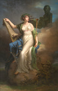 Calliope, Muse of Epic Poetry by Charles Meynier (French, 1768–1832) - Classic Art canvas print