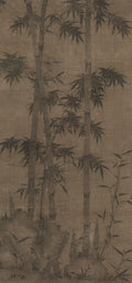 Bamboo in Four Seasons Autumn by  - Classic Art canvas print