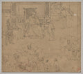 Album of Daoist and Buddhist Themes Kings of Hells Leaf 33 by  - Classic Art canvas print