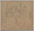 Album of Daoist and Buddhist Themes Kings of Hells Leaf 36 by  - Classic Art canvas print