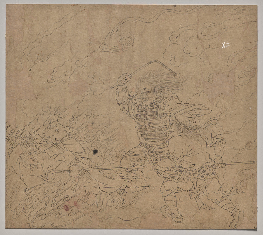 Album of Daoist and Buddhist Themes Search the Mountain Leaf 42 by  - Classic Art canvas print
