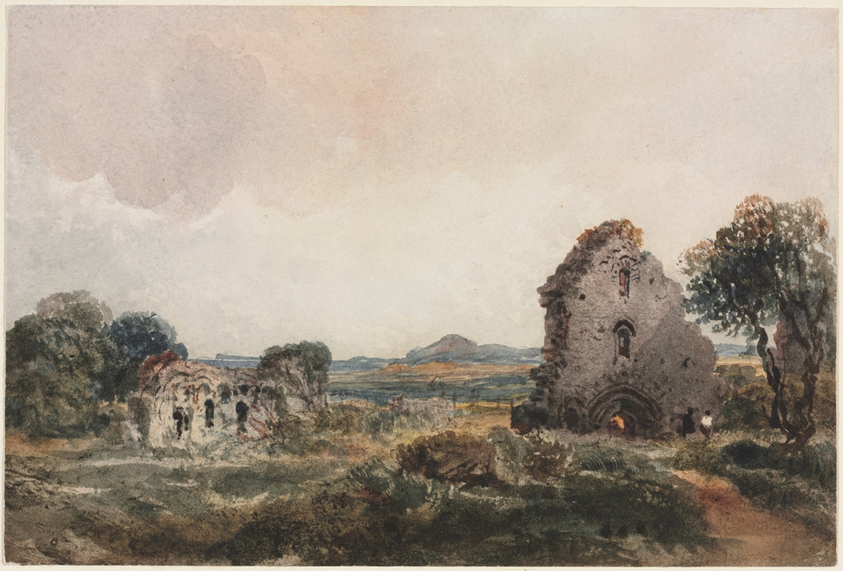 Neath Abbey by Peter De Wint (British, 1784–1849) - Classic Art canvas print