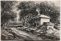 Landscape with Cottage recto by Thomas Monro (British, 1759–1833) - Classic Art canvas print