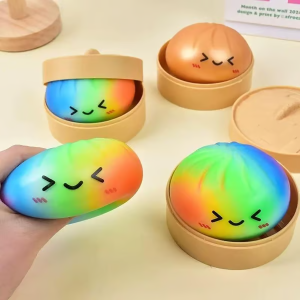 🏆Last Day Promotion!Expressive Dumpling Squishy - Blind Box, Fidget Toy