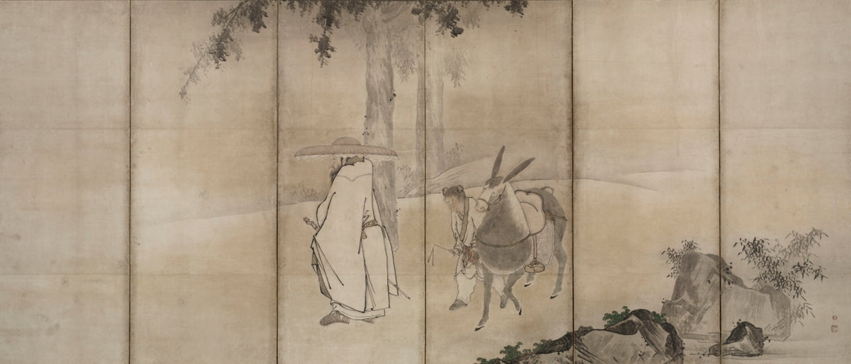 Su Shi So Shoku by Unkoku Tōgan (Japanese, 1547–1618) - Classic Art canvas print