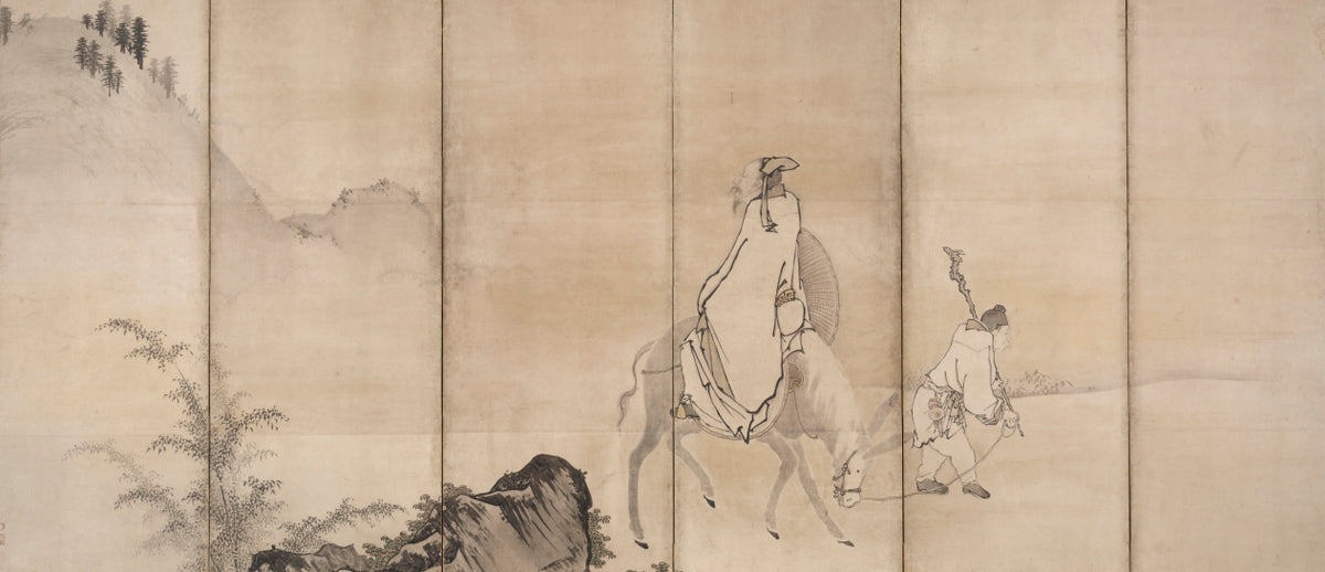 Pan Lang Han R by Unkoku Tōgan (Japanese, 1547–1618) - Classic Art canvas print