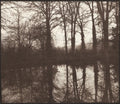Winter Trees Reflected in a Pond by William Henry Fox Talbot (British, 1800–1877) - Classic Art canvas print