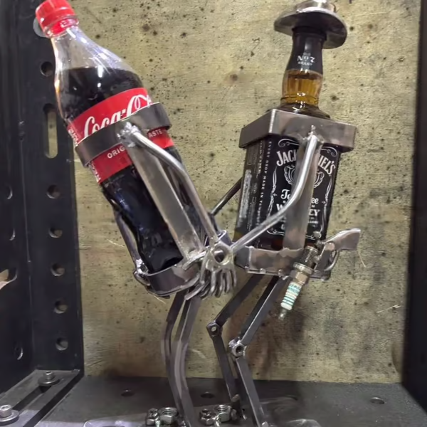 🔥LAST DAY 49% OFF-Unique Metal Wine Holder