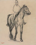 Horse and Rider by Edgar Degas (French, 1834–1917) - Impressionist canvas print