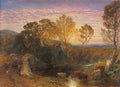 The Golden Hour by Samuel Palmer (British, 1805–1881) - Classic Art canvas print