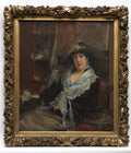 Marie Samary of the Odon Theater by Jules Bastien-Lepage (French, 1848–1884) - Classic Art canvas print