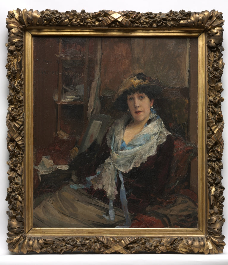 Marie Samary of the Odon Theater by Jules Bastien-Lepage (French, 1848–1884) - Classic Art canvas print