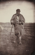 Man with Walking Stick by Auguste Giraudon's Artist (French) - Classic Art canvas print