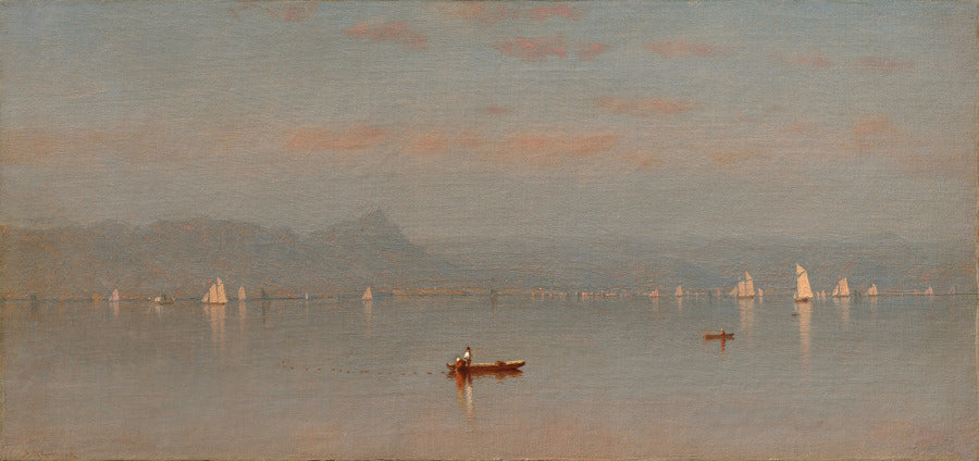 Haverstraw Bay by Sanford Robinson Gifford (American, 1823–1880) - Classic Art canvas print