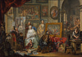 The Artist's Studio by Johann Georg Platzer (Austrian, 1704–1761) - Classic Art canvas print