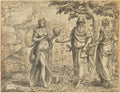 The Seed Received among the Thorns, from the Parable of the Sower by Gerard P. van Groningen (Netherlandish, active late 1500s) - Classic Art canvas print