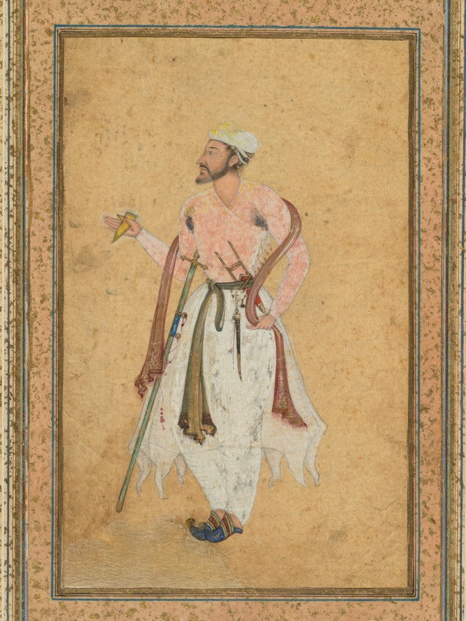 A Mughal courtier by  - Classic Art canvas print