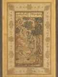 A mendicant bowing before a holy man, from the Prince Salim Album by Basavana (Indian, active c. 1560–1600) - Classic Art canvas print