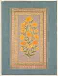 Flowering Marigold verso by Hunhar II (Indian, active mid-1700s) - Classic Art canvas print