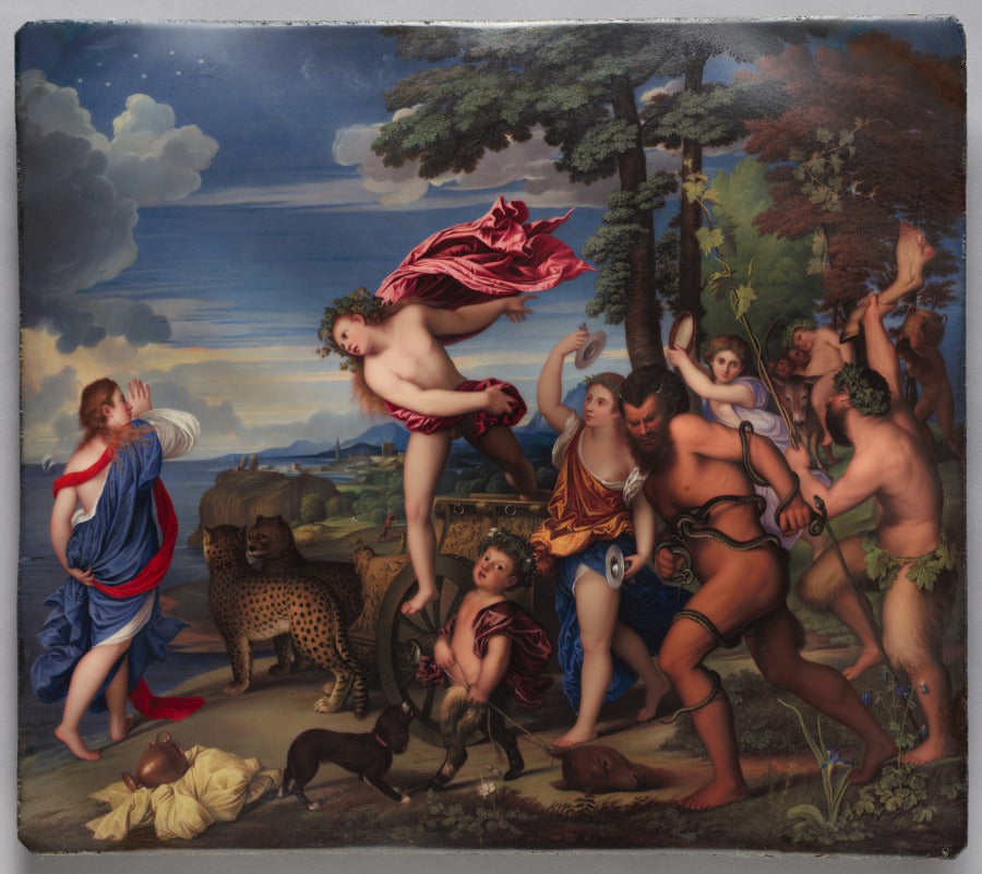 Bacchus and Ariadne by Henry Bone (British, 1755–1834) - Classic Art canvas print