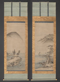 Landscapes by Unkoku Tōyo (Japanese, 1612–1688?) - Classic Art canvas print
