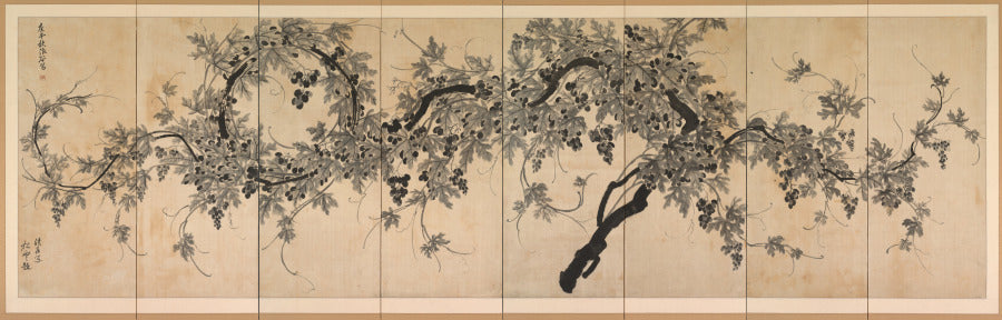 Grapevine by Choe Seok-hwan (Korean, active first half of 19th century) - Classic Art canvas print