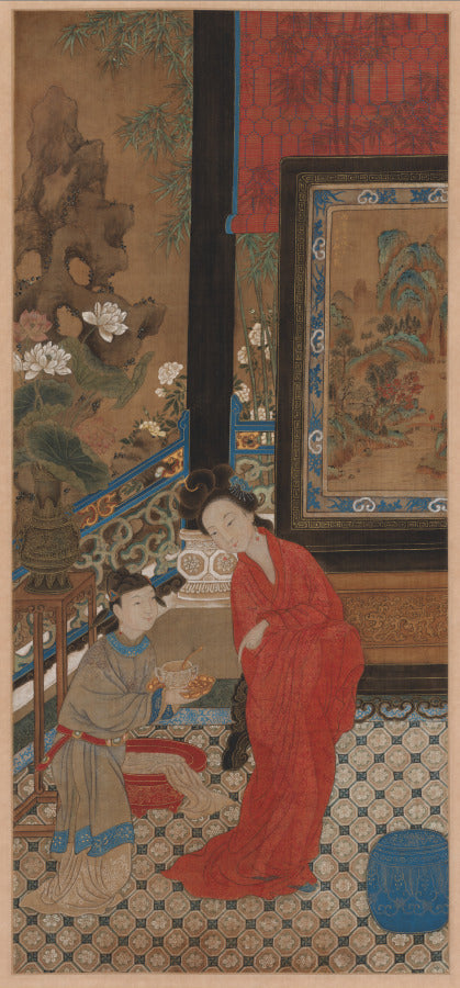 Yang Guifei Leaving the Bath by  - Classic Art canvas print