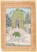 Ascetic Princess with Snakes in a Wilderness Asavari Ragini, from a Ragamala by  - Classic Art canvas print