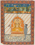 Bagalamukhi, the eighth Mahavidya, from a Dashamahavidya series by  - Classic Art canvas print