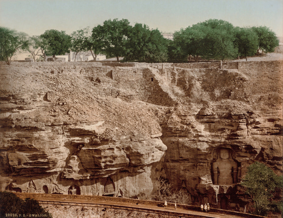 Gwalior. Urwai by Photoglob Co. (Zurich, active c. 1890–1910) - Classic Art canvas print