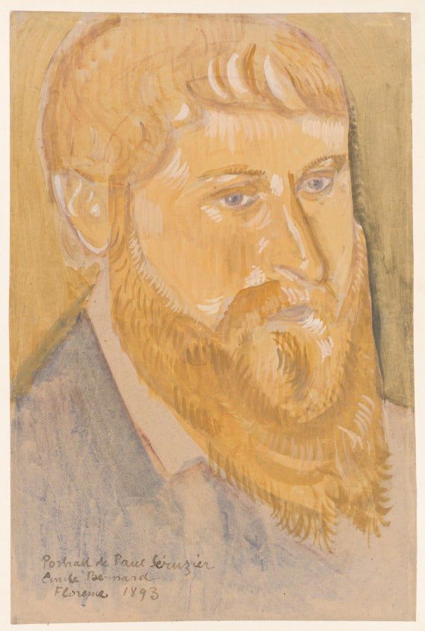 Portrait of Paul Srusier by Émile Bernard (French, 1868–1941) - Classic Art canvas print