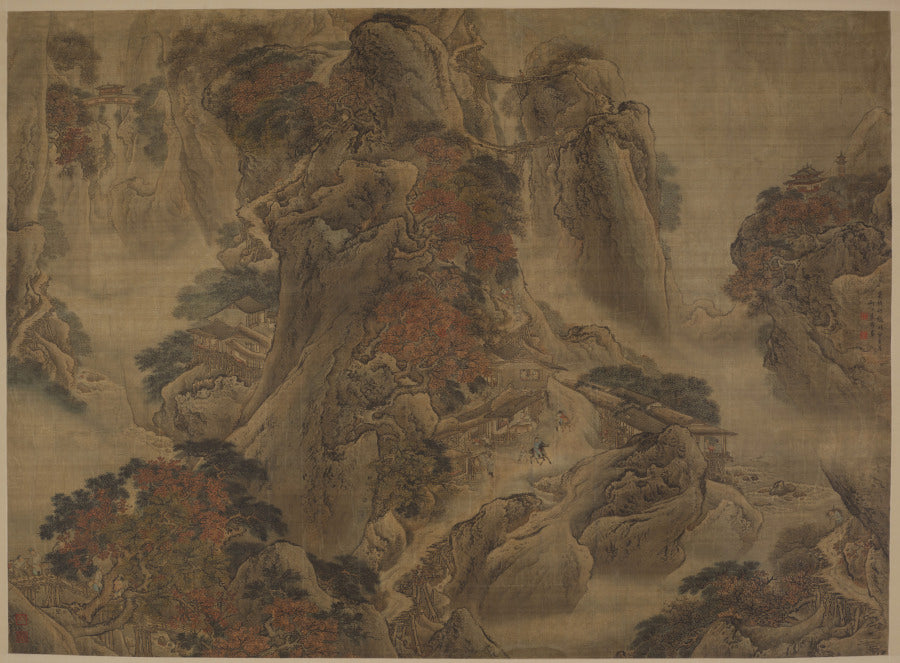 Road to Shu by Yuan Yao (Chinese, active mid-1700s) - Classic Art canvas print