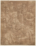 Adoration of the Magi by Maarten de Vos (Flemish, 1532–1603) - Classic Art canvas print