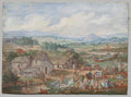 A Party Picnicking Near a Village by Louis Nicolas van Blarenberghe (French, 1716–1794) - Classic Art canvas print