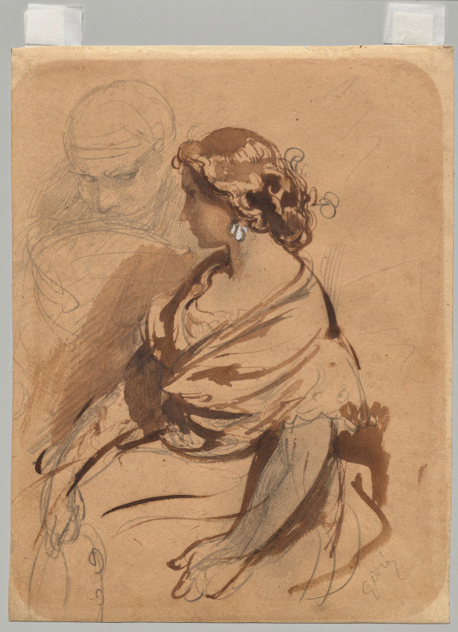 Young Woman from Valence by Gustave Doré (French, 1832–1883) - Classic Art canvas print