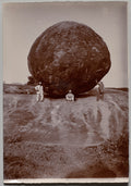 Krishna's Butter Ball, Mahabalipuram by Unidentified Photographer - Classic Art canvas print