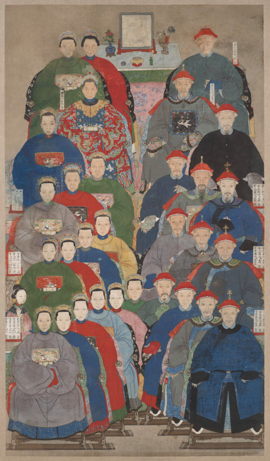 Ancestor Group Portrait by  - Classic Art canvas print
